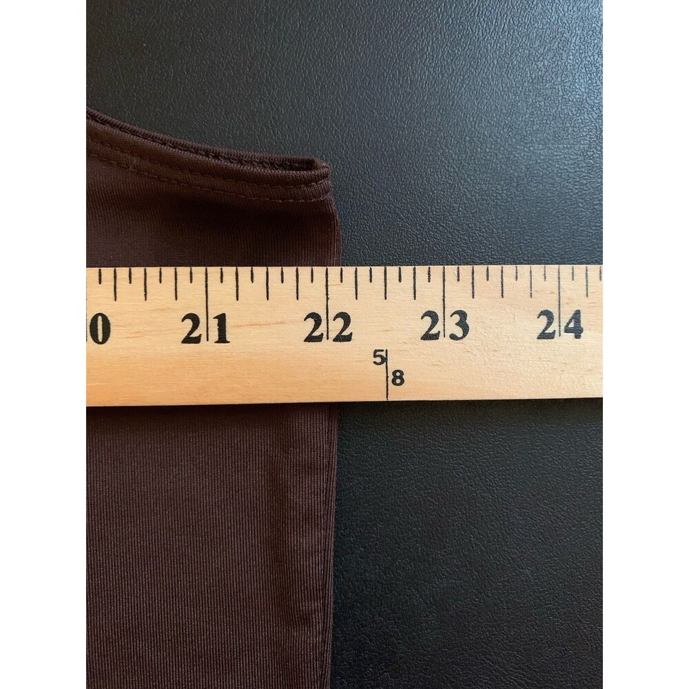 Chicos Size 3 Womens XL Brown Top Sleeveless Tank Layering Stretch - Picture 6 of 7